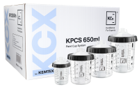 KCx Paint Cup System Sieb und Deckel, Kit mit 50 Stück Lackierbecher Mischbecher