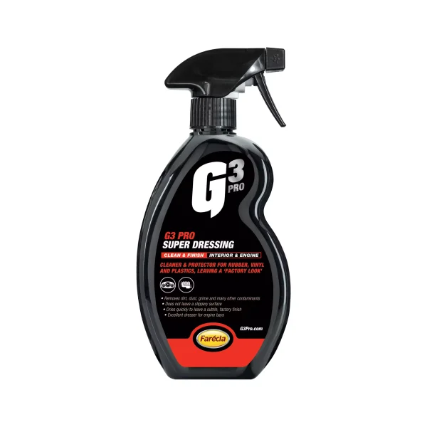 Farecla G3 Pro Super Dressing Innenreiniger und Schutzmittel für Gummi, Vinyl und Kunststoffe 500 ml