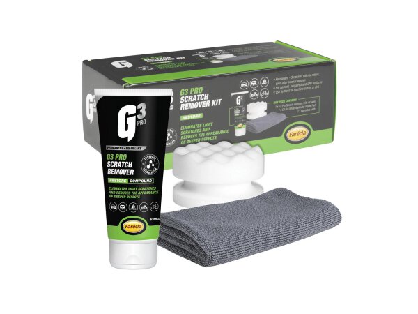 Farecla G3 Pro Kratzerentferner  Kit Speziell entwickelte Schleifpartikel - entfernt  feine Kratzer und Schrammen 100 ml Tube