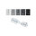 250 Farbmusterbleche mit magnetischem Handhalter - Grau