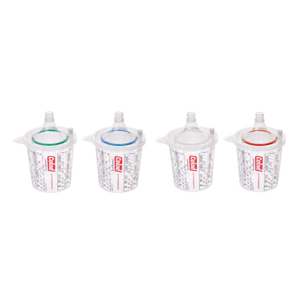 Snap Lid System® 350 ml - 130 Mikron 50 Deckel + 50 Becher pro Karton