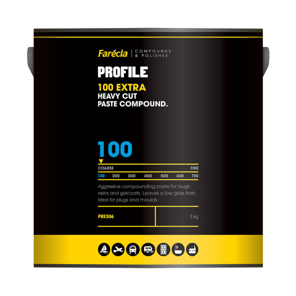 Farecla Profile 100 Extra Schleifpaste 3 Kg