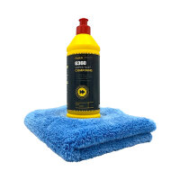 Farecla G360 Super Fast Schleif- und Polierpaste 500 g + 1 Mikrofasertuch Profi High Flor  SFC501