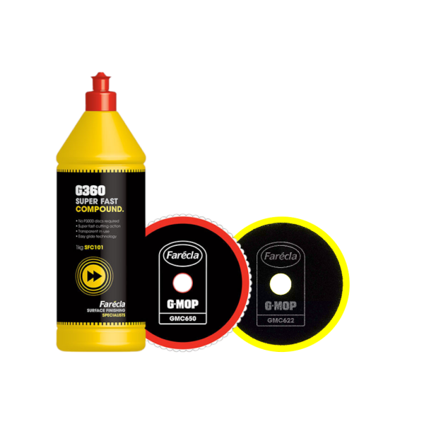 Farecla G360 Super Fast System Schleif- und Polierpaste Kit KT3001