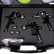 Finixa Spritzpistolen Lackierpistolen Satz im Koffer SPG 60