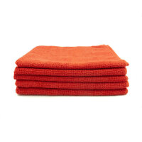 Nonpaint24 Microfasertuch 5 Stück Rot 40x40 cm Top...