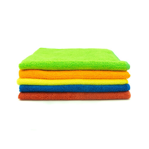 Nonpaint24 Microfasertuch 5 Stück Farbmix 5 Farben 40x40 cm Top Qualität