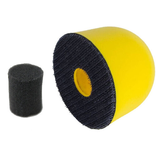 Nonpaint24 Schleifknauf Handblock für Klettscheiben 75mm Scheiben Schleifscheiben mit Loch